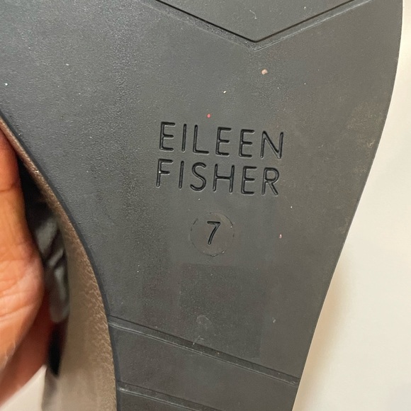 Eileen Fisher Draw Suede Platform Wedge Sandal with Dust Bag - Picture 3 of 16